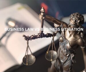 BUSINESS LAW VS BUSINESS LITIGATION